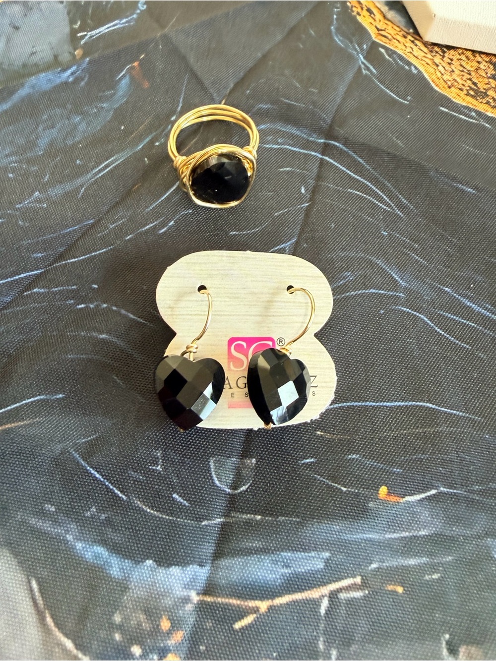 Sonja Gonzalez Earrings and ring set NEW!